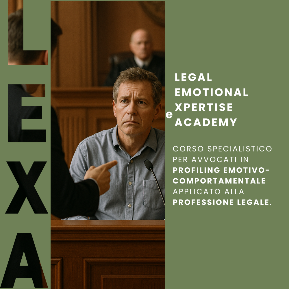 Corso di profiling emotivo-comportamentale per avvocati
